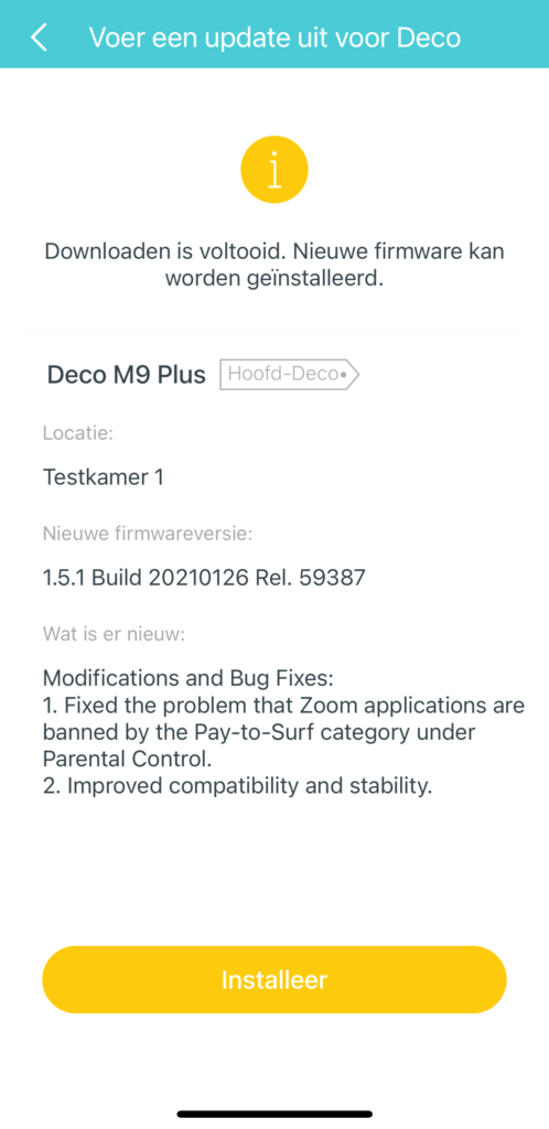 Madicom - TP-Link Deco App - Start installatie